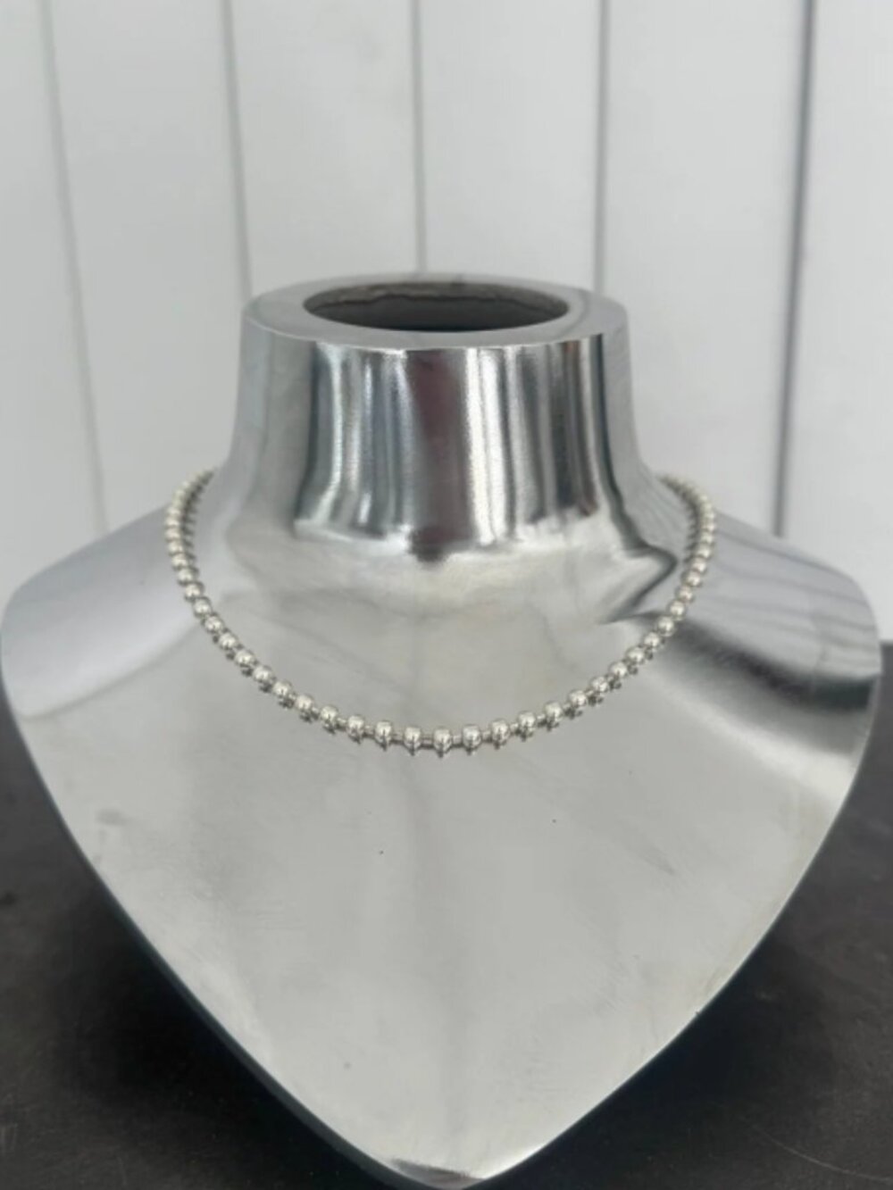 Martine Ali Oli Ball Silver Chain Necklace